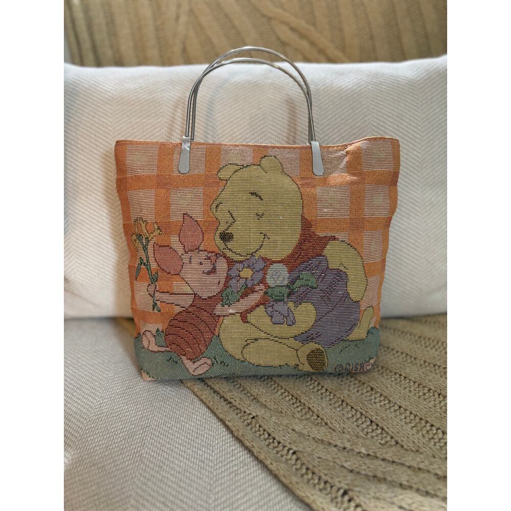 Disney Winnie the Pooh and Piglet Tapestry Bag Orange